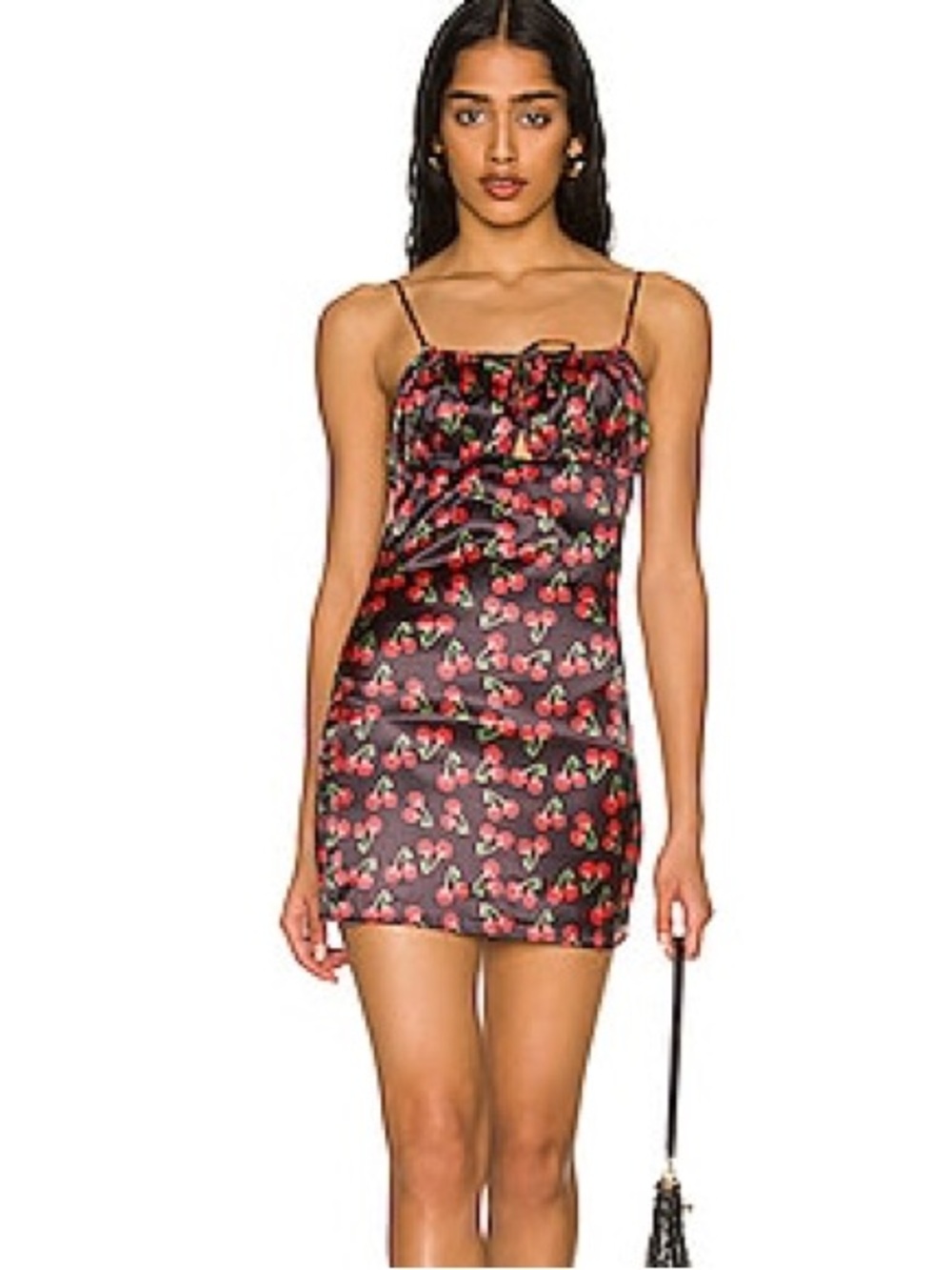More to Come Revolve Nisaa Cami Mini Dress in Black Cherry